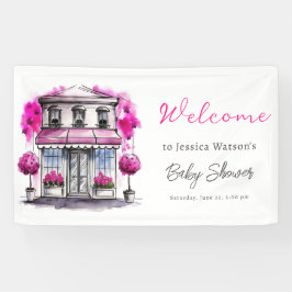 Bonjour Bebe Paris Fransk Rosa Black Baby Shower