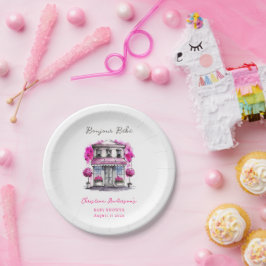 Bonjour Bebe Paris Fransk Rosa Black Baby Shower