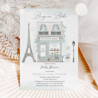 Bonjour Bébé Paris Parisian Fransk Baby Shower