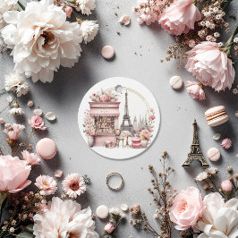 Bonjour Bébé Parisian Café Baby Shower Gåvor Etiketter