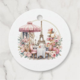 Bonjour Bébé Parisian Café Baby Shower Gåvor Etiketter
