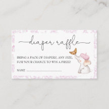 Bonjour Bebe Romantic Fransk Girl Diaper Raffle