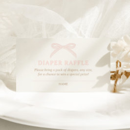 Bonjour Bébé Rosa Paris Eiffeltornets blöjlotteri Tilläggskort