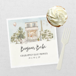 Bonjour Bebis Paris Fransk Bebis-fest Pappersservett