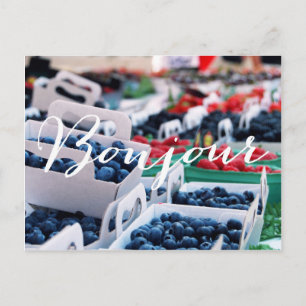 Bonjour Berries POSTCARD Vykort