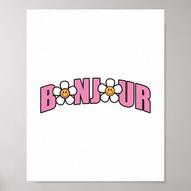 Bonjour, Bra Morgon i fransk Poster (Framsidan)