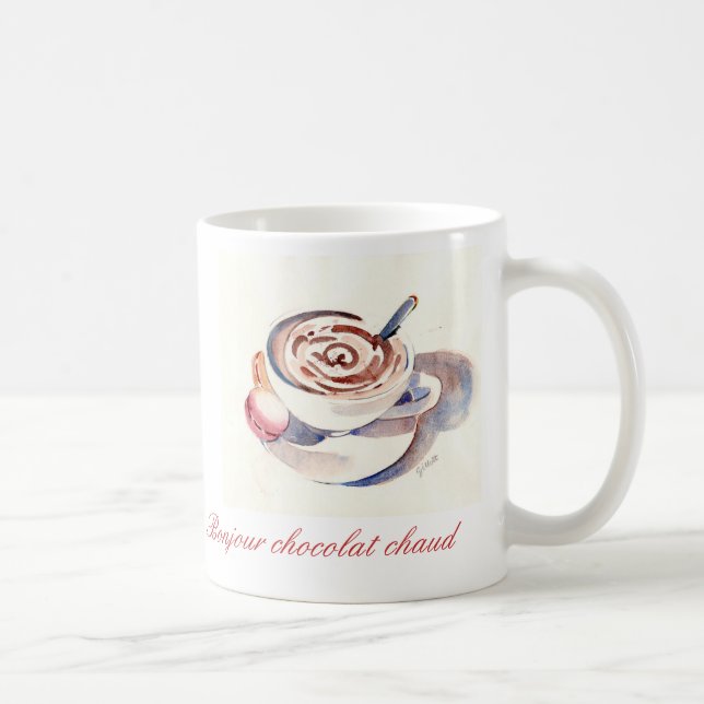Bonjour chocolatchaud kaffemugg (Höger)