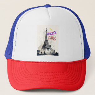 Bonjour Colorful Paris Keps