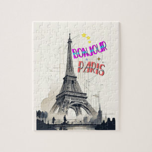 Bonjour Colorful Paris Pussel