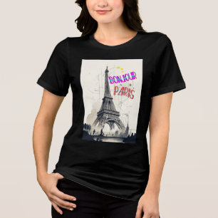 Bonjour Colorful Paris T Shirt
