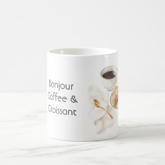 Bonjour Croissant & Kaffe   Kaffemugg (Center)