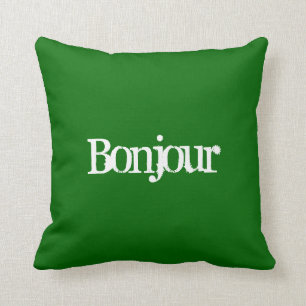 Bonjour - dekorativ kudde