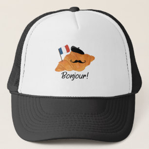 Bonjour Fransk Croissant - Frankrike Funny Food Keps
