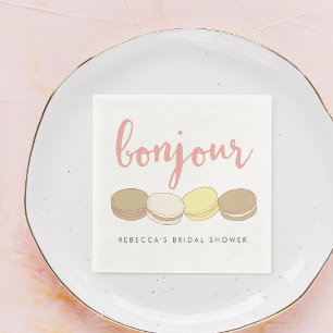 Bonjour Fransk Macarons Möhippa Pappersservett