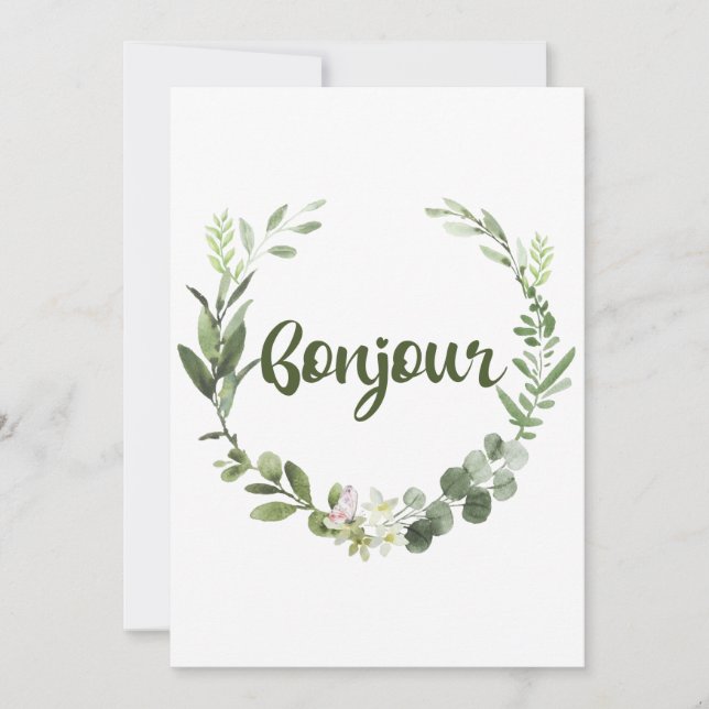 Bonjour Hej Fransk (Framsida)