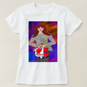Bonjour Hej LeeMariie's kreativa design T Shirt