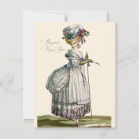 Bonjour Hej Marie Antoinette Mode Hälsning
