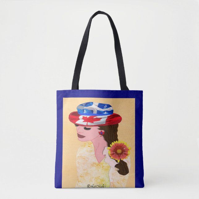 Bonjour Hi LeeMariie's kreativa design Tygkasse (Framsida)