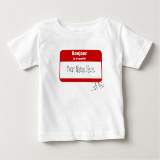 Bonjour Je m'appelle…, /Högt, är mitt namn Tröja
