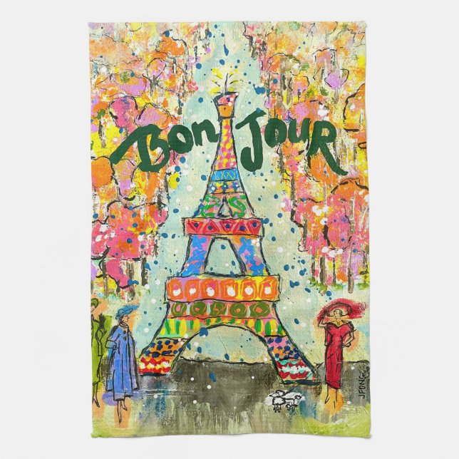 "Bonjour" Kitchen Towel Kökshandduk (Vertikal)