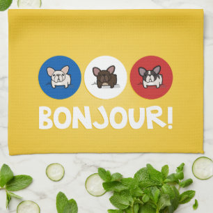 Bonjour! Kökshandduk