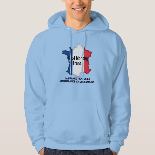 Bonjour la Frankrike - Betalar de la Renaissance e Hoodie (Framsida)