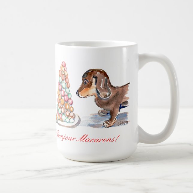 Bonjour Macarons mugg (Höger)