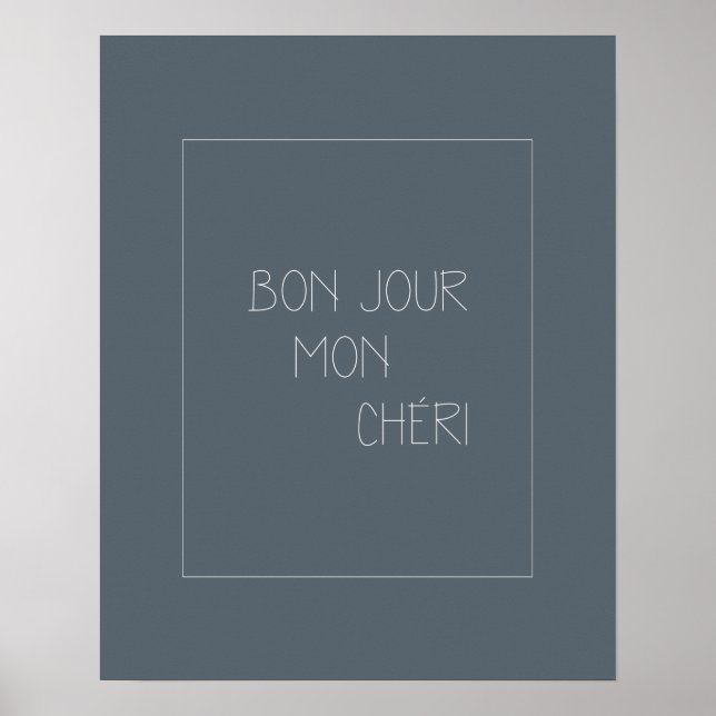 Bonjour Mon Chéri II Poster (Framsidan)