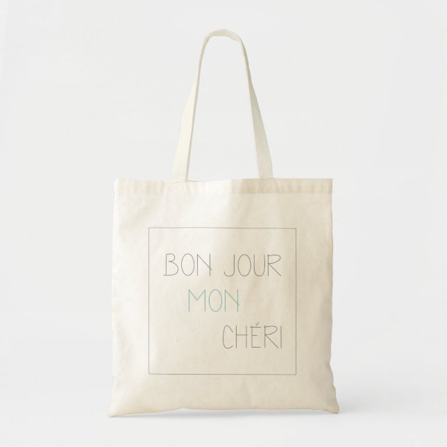 Bonjour Mon Cheri Tygkasse (Framsidan)