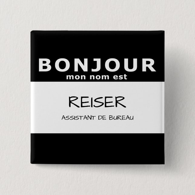 BONJOUR mon nom est Knapp (Framsida)