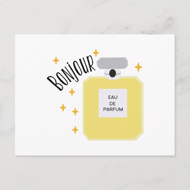 Bonjour Parfum Vykort (Framsida)