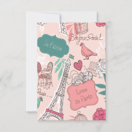 Bonjour Paris Helgdag & Säsong vykort