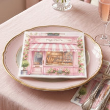 Bonjour Parisian Café Bebe Rosa Barnkalas