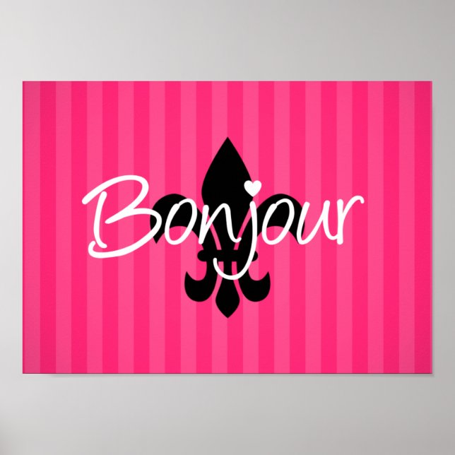 Bonjour Poster (Framsidan)
