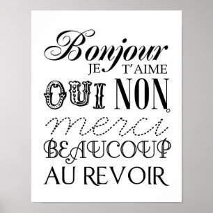 Bonjour Poster