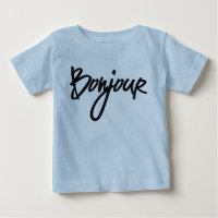 Bonjour Script (Black) för Älskare av Frankrike