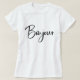 Bonjour | Skript för Elegant och modern Fransk T Shirt (Design framsida)