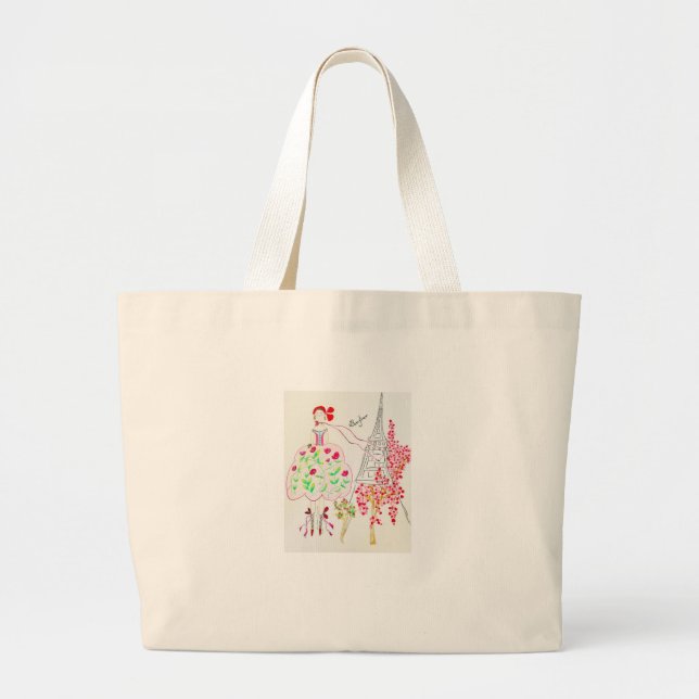 Bonjour Tote Jumbo Tygkasse (Framsidan)