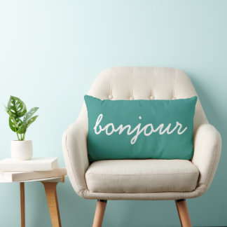Bonjour Turcouise Dekorativ kudde, Modern Living R Lumbarkudde