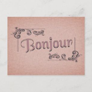 Bonjour Vykort
