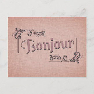 Bonjour Vykort