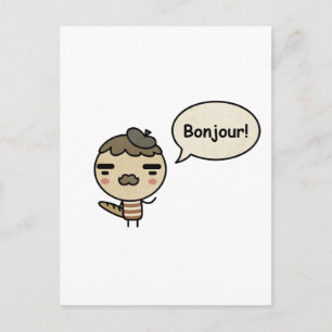 Bonjour! Vykort