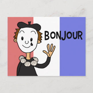Bonjour Vykort