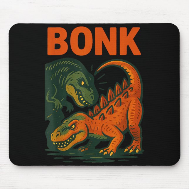 Bonk Dinosaur Funny Prehistoric Humor Design  Musmatta (Framsidan)
