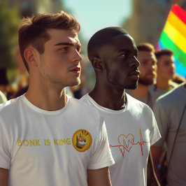 BONK-kryptogåva,Minnesmynthandlare till pappa T Shirt