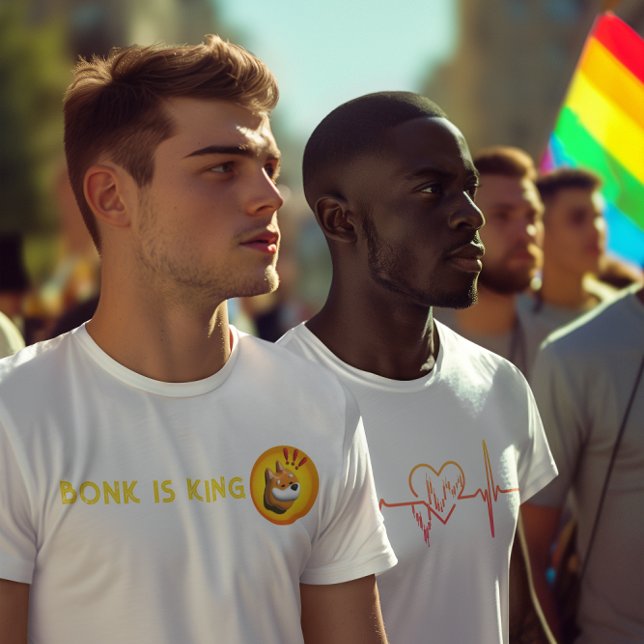 BONK-kryptogåva,Minnesmynthandlare till pappa T Shirt (Skapare uppladdad)