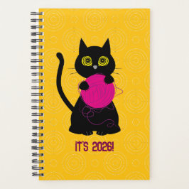 BONKERS! 2026 Planner – Knitting + Kitty 🧶🐈‍⬛