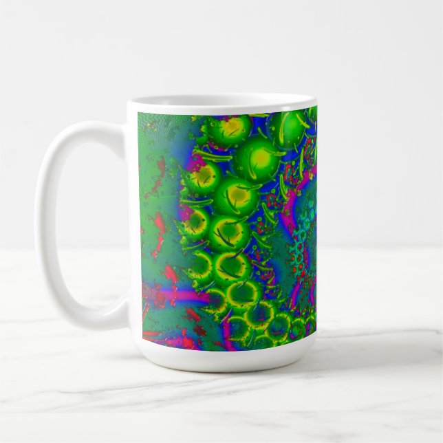 Bonkers 3D Fractal Kaffemugg (Vänster)