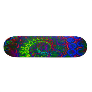 Bonkers 3D Fractal Mini Skateboard Bräda 18,5 Cm