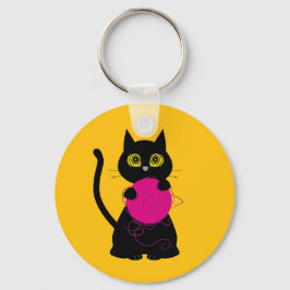 BONKERS! Nyckelring - Knittering + Kattunge 🧶 🐈 